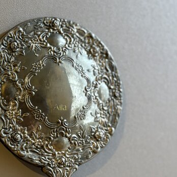 ヨーロッパの古い手鏡　ハンドミラー