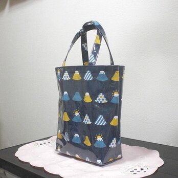 Bagビニールあるときあるだけ／バラエティ富士山（紺）