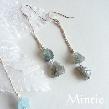 ラブラドライトのシルバーピアス