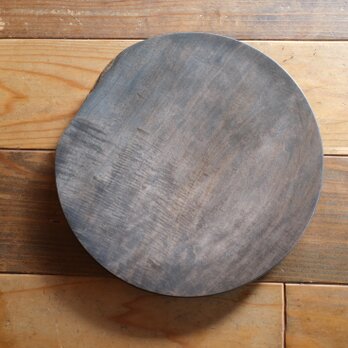 イタヤカエデ古木のプレート（30.5）黒【v1854】