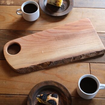 ケヤキのカッティングボード②　【b1192】
