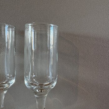 フランスの古い可愛らしいビストログラス 【ペアグラス】