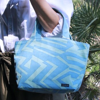 トートバッグ (S)「ミチ」_育てよう_幾何学