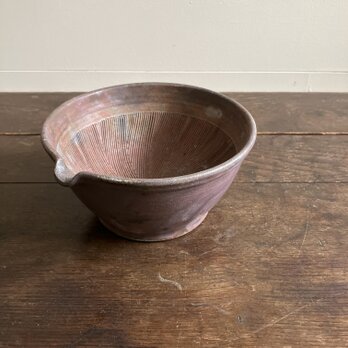 登り窯焼成焼締　５寸すり鉢
