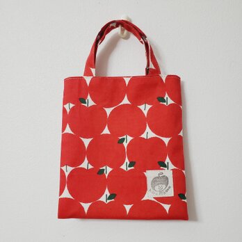 ちびバッグ(北欧りんご柄)