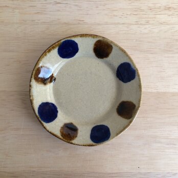 釉彩リム小皿（丸）