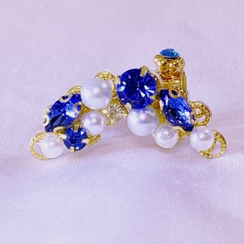 イヤーカフ風 ビジュー付きピアス♡