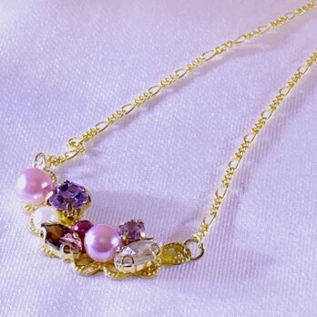 ビジュー付きゴージャスネックレス♡