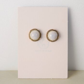 セラミックパールピアスＬ