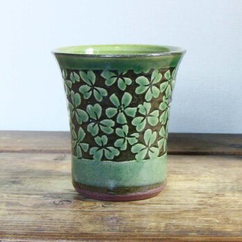 かたばみフリーカップ（織部）