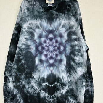 タイダイ 長袖 Tシャツ XXLサイズ 曼荼羅 ムラ染め HIPPIES DYE新作　 HD25-78