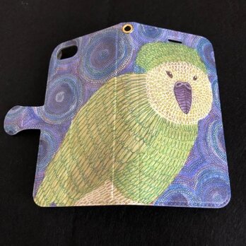 カカポ・ポロメラ｜森の気配を静かに集める帯あり手帳型iPhoneケース