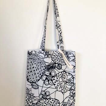 Tote bag　M　-strawberry monotone-