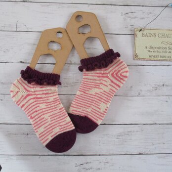 　冷え取りフリルソックス  Opal KFS 274 & UNI 9938