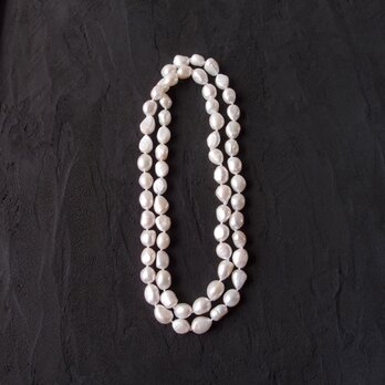 Nugget Pearl Long Necklace／ナゲットパール ロングネックレス・オールノット（Large）
