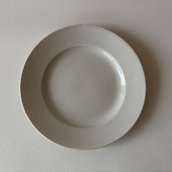 【D】 Creil et montereau / クレイユ・エ・モントロー 白プレート　フランスアンティーク皿