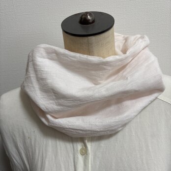 ✳︎ ハンドメイド春夏スヌード♡ 草木染め★ Ｓガーゼ桜の枝 ♡♡紫外線花粉寒暖差対策