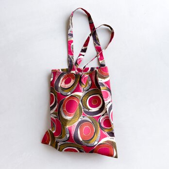 アフリカンポリコットンファブリック　トートバッグ Glitter