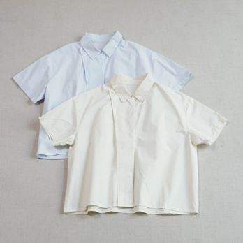 【受注製作】綿100% 柔らかい.半袖シャツ.ブラウス.トップス
