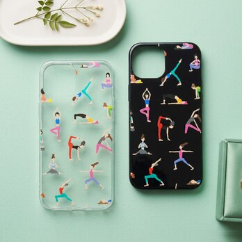 iPhoneケース【ヨガポーズ】