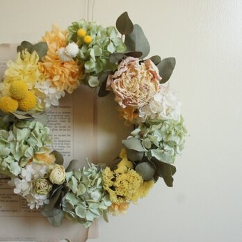 芍薬のフレンチリース