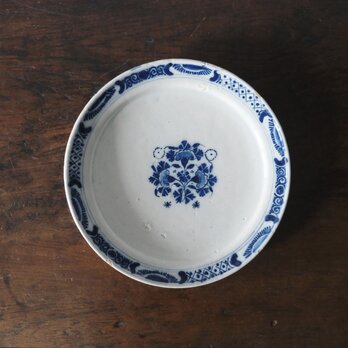 18世紀 Delft デルフト 平皿 オランダ アンティーク 0502572