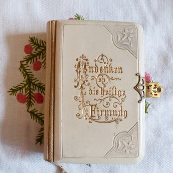 ミニ祈祷書 Andenken an die heilige Firmung 金の刻印  1897年 ドイツ