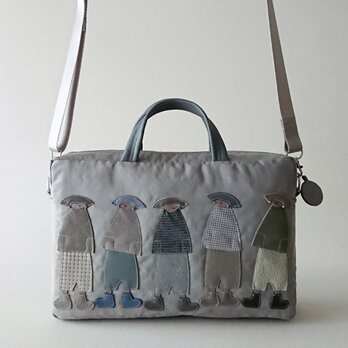 annco nylon 2way bag [light gray]