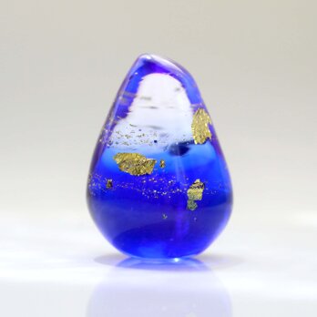 ガラスの雫の小さなオブジェ 「星屑」