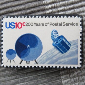アメリカ1975年　切手ブローチ 10933