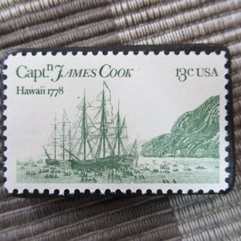 アメリカ1978年　切手ブローチ 10950