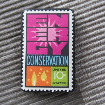 アメリカ1974年　切手ブローチ 10959
