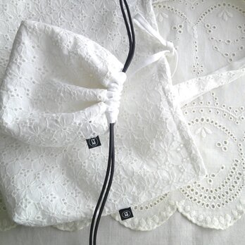 cutwork刺繍×linen Tote&Pouch