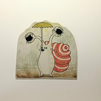 タイルの動物図鑑　カタツムリ