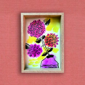 “pink flower” 原画