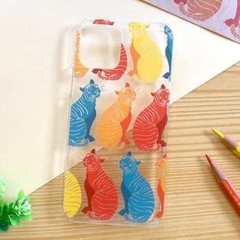 【受注制作品】虎のiPhoneケース《Android対応》ハードケース スマホケース 動物 トラ 寅年 おしゃれ ギフト