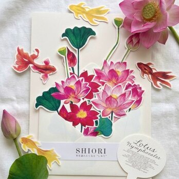スイレンと金魚 / SHIORI 〜本を読みたくなる”しおり” 〜