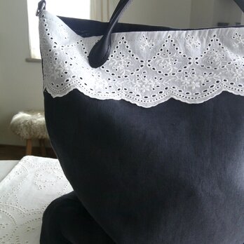 花lace×linen 2wayBag