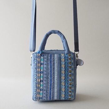 FRANCE RIBBON MINI 2WAY BAG [LIGHT BLUE]