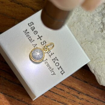 K24純金◇スター・サファイア◇1.90CT◇ ペンダントトップ