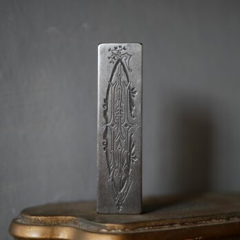 1 Metal engraving , monogramme　フランスアンティーク