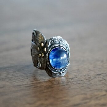 “一筋縄ではいかない芍薬牡丹百合“ の sapphire ring