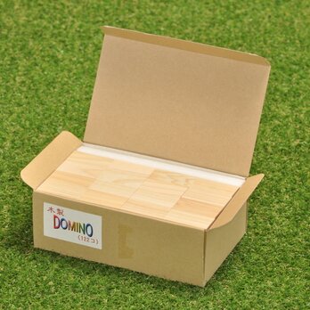 九州産 ヒノキの木製〖DOMINO〗120個入り