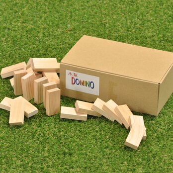九州産 ヒノキの木製〖DOMINO〗120個入り