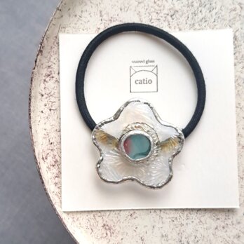 FLOWERS hair tie/ Skeleton flower