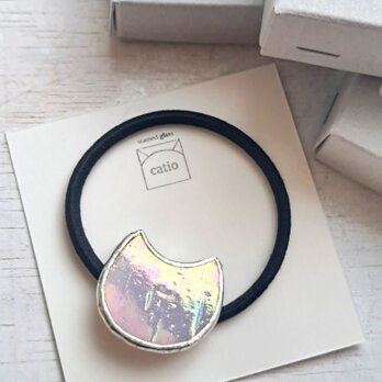 Kitty Simple hair tie/ Milk Pink