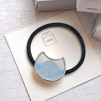 Kitty Simple hair tie/ SNOW