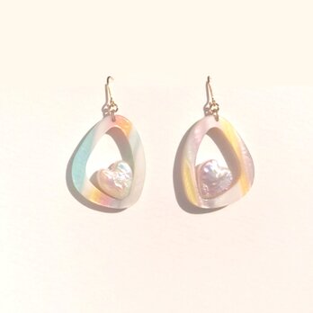 ★Colourful Spring Eggs | Spring has come! ★14kgf ピアス 両耳
