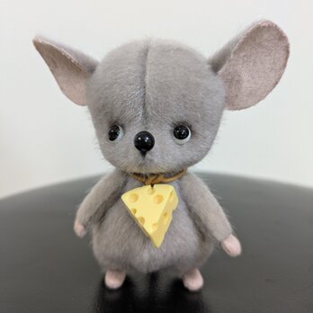 ハンドメイド☆ぬいぐるみ☆ねずみちゃんとチーズ