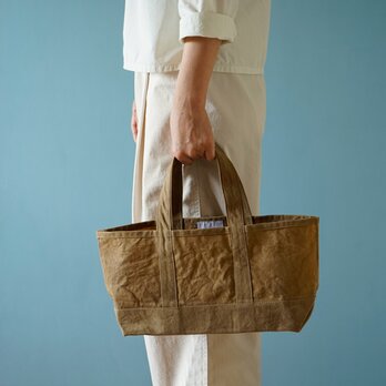 カテキュー染｜トートバッグ｜Tote / S｜日常使いにちょうどいいロウ引きバッグ